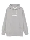 Comme Des Garçons Homme Deux Hoodie Mit Logo-print In Grau
