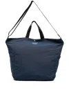 Comme Des Garçons Homme Deux Logo-print Shoulder Bag In Blue