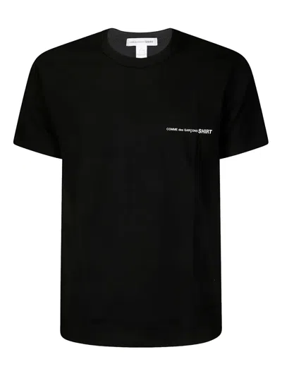 Comme Des Garçons Homme Deux Logo-print T-shirt In Black