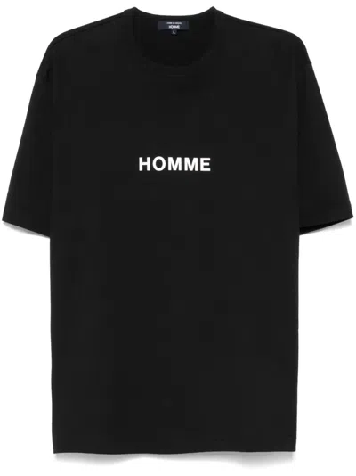 COMME DES GARÇONS HOMME DEUX LOGO-PRINT T-SHIRT