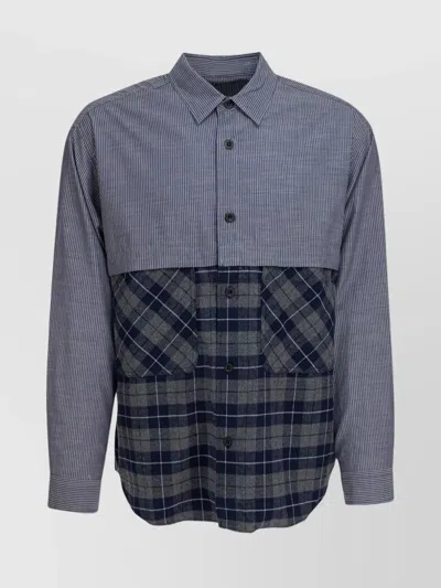 COMME DES GARÇONS HOMME DEUX LONG SLEEVE BUTTON-DOWN SHIRTS FEATURING POCKETS