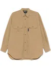 Comme Des Garçons Homme Deux Long-sleeve Shirt In Brown