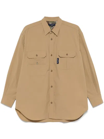 Comme Des Garçons Homme Deux Long-sleeve Shirt In Brown