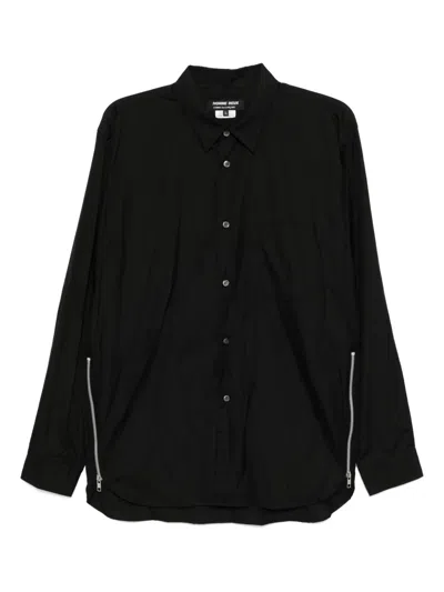 Comme Des Garçons Homme Deux Long-sleeved Shirt In Black