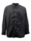 Comme Des Garçons Homme Deux Long-sleeved Shirt In Black
