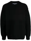 Comme Des Garçons Homme Deux Long-sleeved Wool Jumper In Schwarz