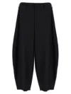 Comme Des Garçons Homme Deux Cropped Wool Tailored Trouser In Black