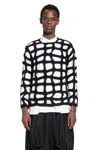 COMME DES GARÇONS HOMME DEUX MAN BLACK KNITWEAR