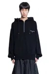 COMME DES GARÇONS HOMME DEUX MAN BLACK SWEATSHIRTS