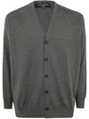 Comme Des Garçons Homme Deux Ribbed Cuffs And Hem Sweater In Charcoal