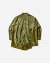 Comme Des Garçons Homme Deux Men S Asymmetrical Shirt Khaki In Green