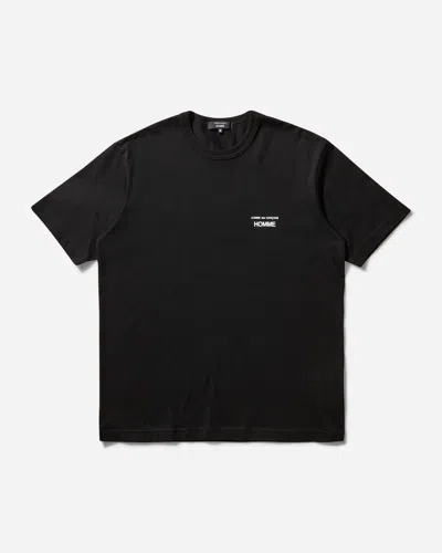 Comme Des Garçons Homme Deux Men S Logo T-shirt In Black