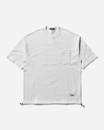 Comme Des Garçons Homme Deux Men S Pocket T-shirt In White