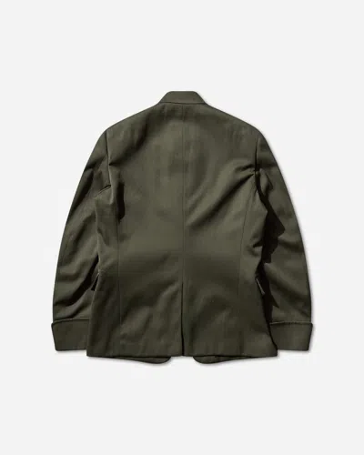 Comme Des Garçons Homme Deux Men S Wool Blazer Khaki In Multi