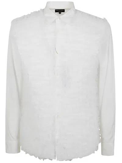 Comme Des Garçons Homme Deux Men Shirt In White