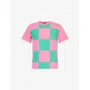 Comme Des Garçons Homme Deux Comme Des Garçons Homme Plus T-shirts & Tank Tops In Pink X Green