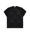 Comme Des Garçons Homme Deux Check-pattern T-shirt In Black