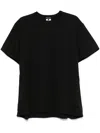Comme Des Garçons Homme Deux Mesh-panelled T-shirt In Black