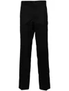 Comme Des Garçons Homme Deux Mini Checkerboard-pattern Trousers In Black