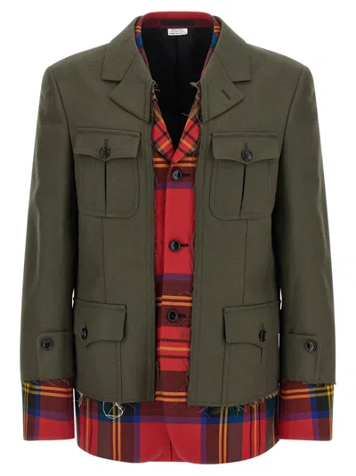 COMME DES GARÇONS HOMME DEUX MULTI-LAYERS JACKET