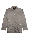 Comme Des Garçons Homme Deux Multi-pocket Button-cuff Shirt Jacket In Brown