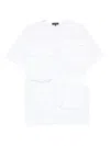 Comme Des Garçons Homme Deux Multi-pocket T-shirt In White
