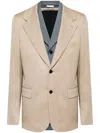 Comme Des Garçons Homme Deux Comme Des Garçons Homme Plus Jacket In Neutrals