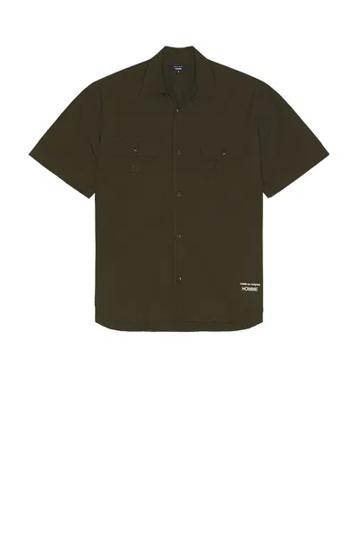 COMME DES GARÇONS HOMME DEUX NYLON TUSSAH SHIRT