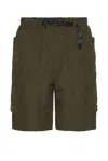 Comme Des Garçons Homme Deux Nylon Tussah Shorts In Green