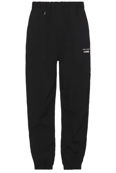 Comme Des Garçons Homme Deux Nylon Typewriter Pants In Black