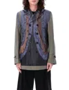 Comme Des Garçons Homme Deux Comme Des Garçons Homme Plus Overprinted Coat In Green_multi