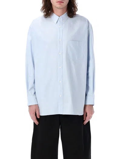 Comme Des Garçons Homme Deux Oxford Button Down Shirt In Sax