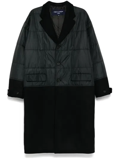 Comme Des Garçons Homme Deux Padded Coat In Black