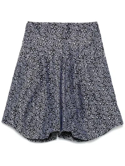 COMME DES GARÇONS HOMME DEUX PAISLEY-JACQUARD SHORTS