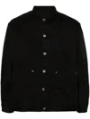 Comme Des Garçons Homme Deux Panelled Shirt Jacket In Black