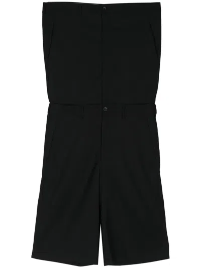 Comme Des Garçons Homme Deux Panelled Tailored Trousers In Black