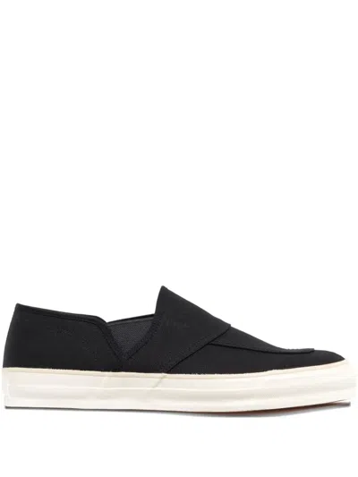Comme Des Garçons Homme Deux Panelled Trainers In Black