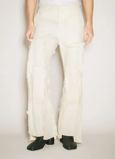 COMME DES GARÇONS HOMME DEUX PANELLED WOOL-BLEND PANTS