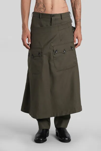 Comme Des Garçons Homme Deux Wrap-detail Trousers In Multi