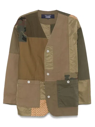 COMME DES GARÇONS HOMME DEUX PATCHWORK JACKET