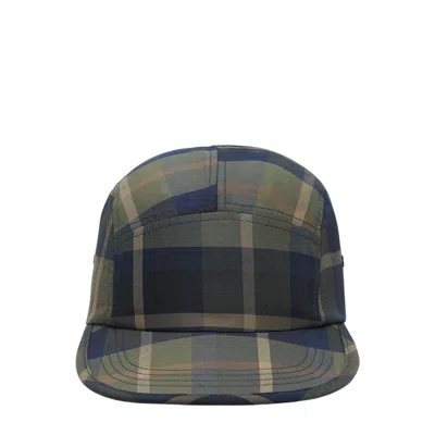 Comme Des Garçons Homme Deux Plaid Cotton Blend Cap In Purple