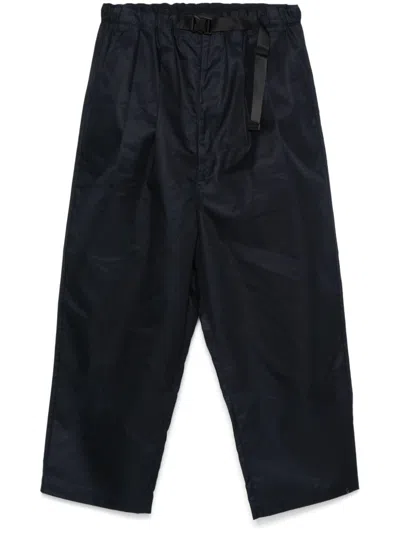 Comme Des Garçons Homme Deux Pleat-detail Trousers In Blue