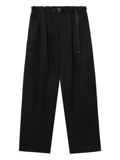 Comme Des Garçons Homme Deux Pleated-detail Trousers In Black