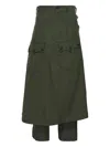 Comme Des Garçons Homme Deux Pocket-detail Trousers In Green