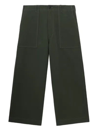 Comme Des Garçons Homme Deux Pocket Trousers In Green