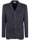 Comme Des Garçons Homme Deux Comme Des Garçons Homme Plus Pockets Jacket In Black