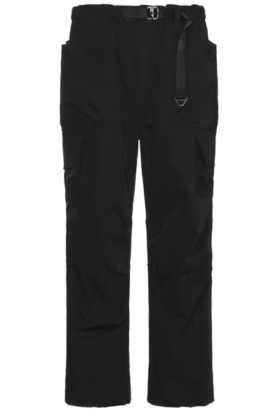 Comme Des Garçons Homme Deux Polyester Oxford Pants In Black