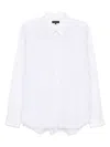 Comme Des Garçons Homme Deux Pompom Detailing Shirt In White