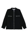 Comme Des Garçons Homme Deux Poplin Jacket In Blue