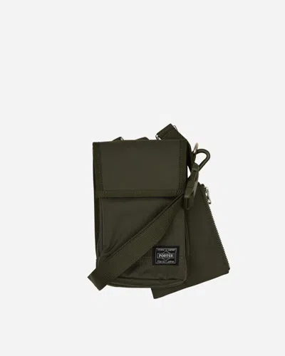 Comme Des Garçons Homme Deux Porter Yoshida And Co. Mini Shoulder Bag Khaki In Green